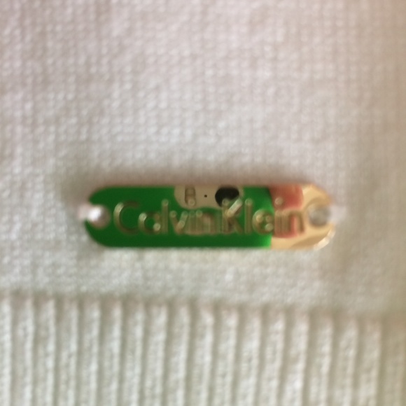 White Calvin Klein sweater XL - Picture 3 of 7